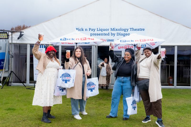 Guests outside the Pick n Pay Liquor Mixology Theatre
